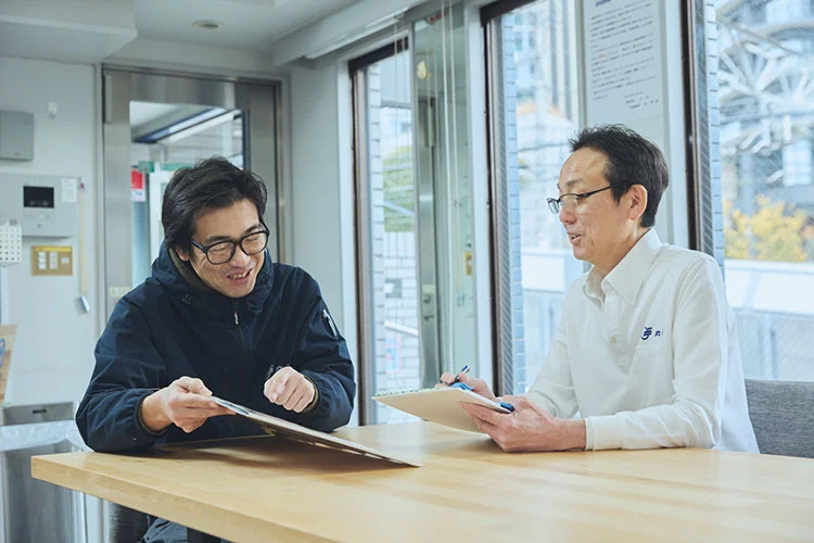 仕上がりをイメージして頂くためのお打合せ