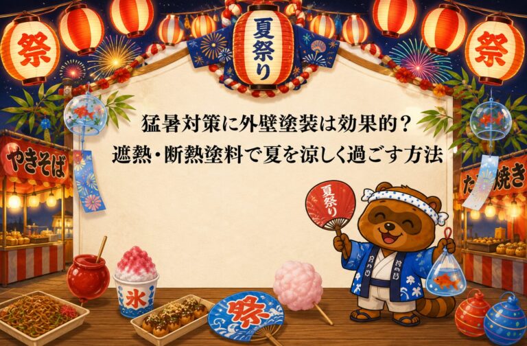 猛暑対策に外壁塗装は効果的？遮熱・断熱塗料で夏を涼しく過ごす方法